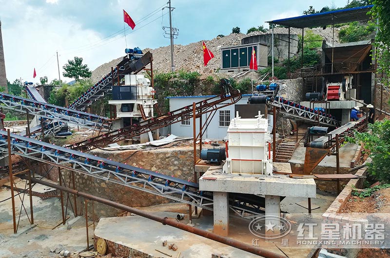 顎破+反擊破+制砂機現場