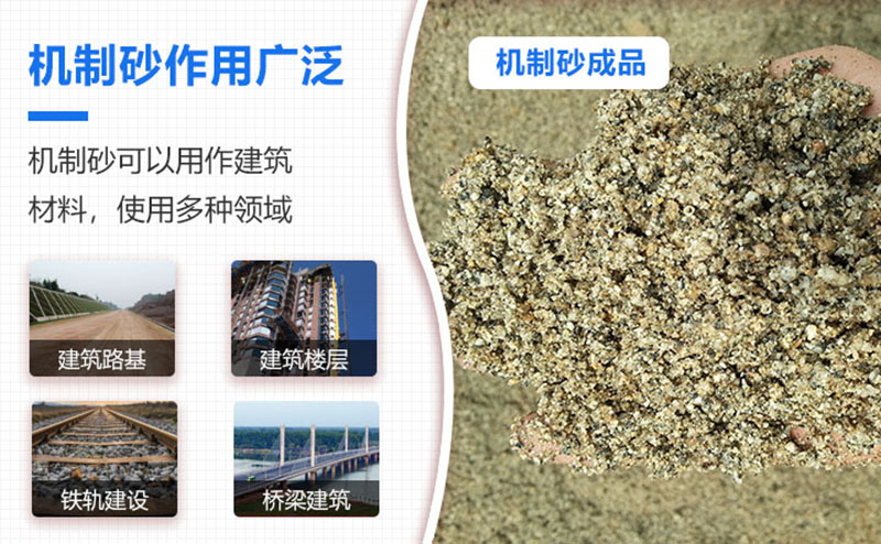 機制砂品級越來越高，用途也越來越廣泛